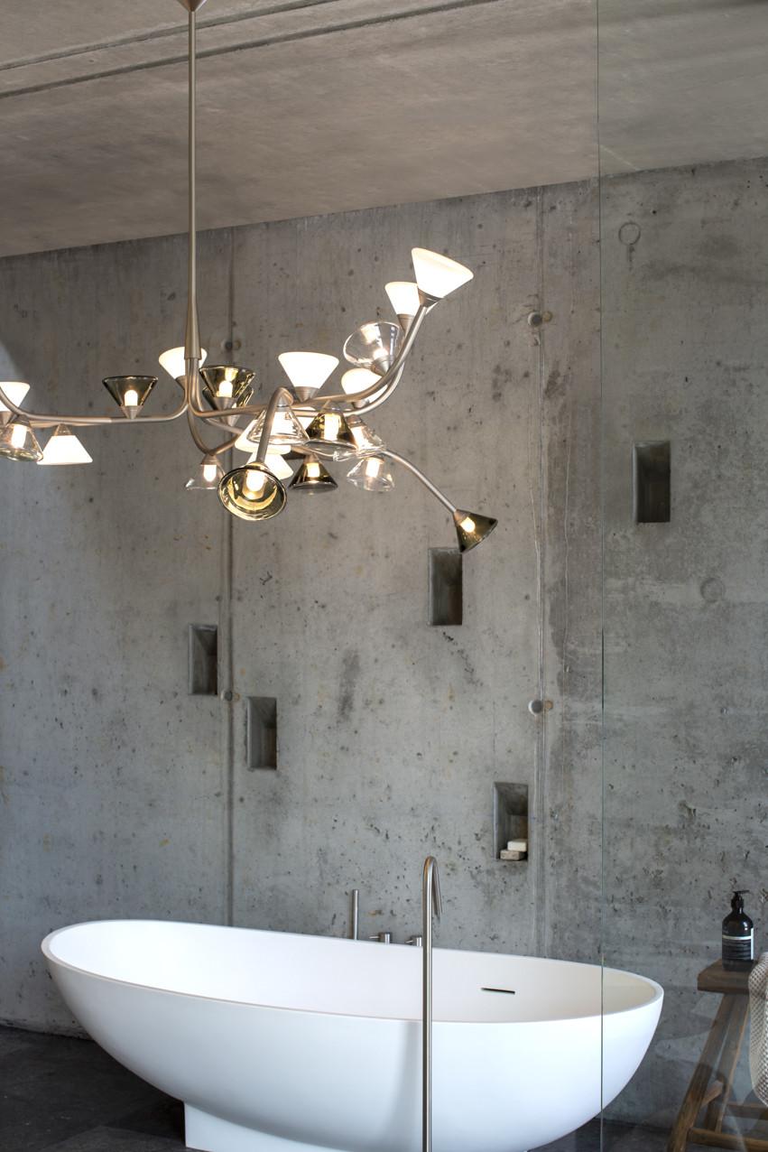 Lampadario contemporaneo 'Linfa' 565.12 di Federico Peri x TOOY, nichel in vendita 2