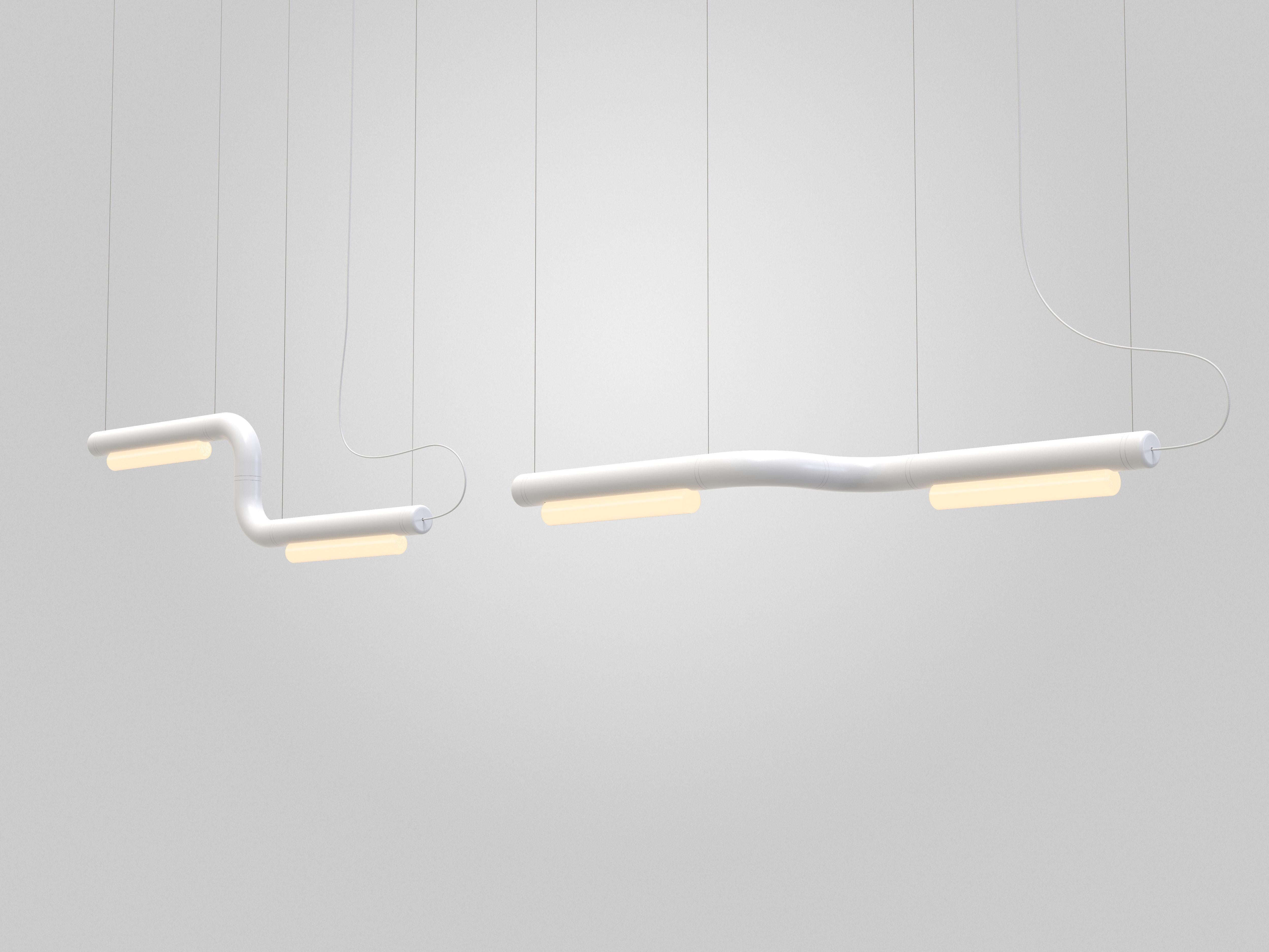 Lámpara de techo contemporánea 'Pipeline CM1-P' Blanca by AND Moderno orgánico en venta