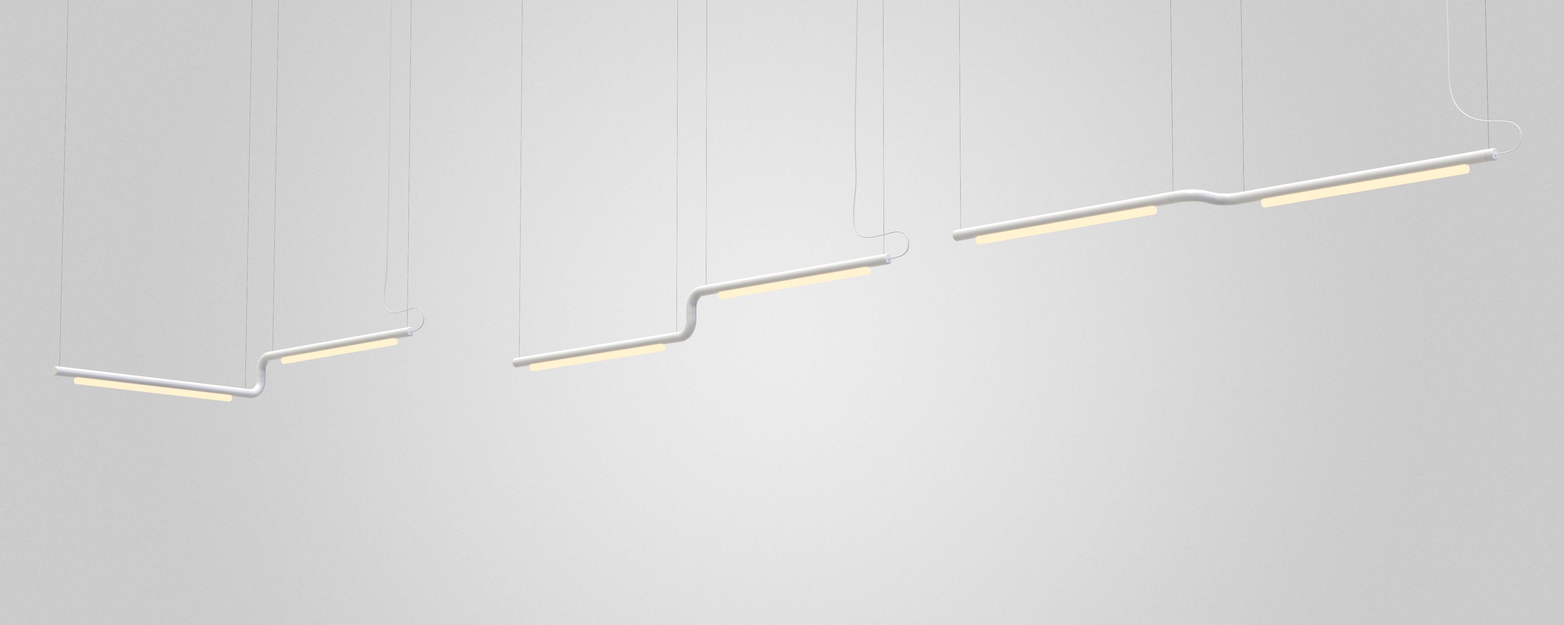 Lampadario / Lampada a sospensione Contemporary 'Pipeline CM3-P' Nero di AND in vendita 1
