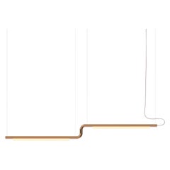 Zeitgenössischer Kronleuchter / Hängeleuchte 'Pipeline CM3-P' aus Kupfer von AND