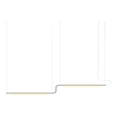 Lustre / Lampe à suspension contemporain 'Pipeline CM3-P' Blanc par AND