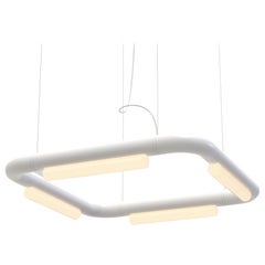 Contemporary Kronleuchter / Hängeleuchte 'Pipeline CM5-P' Weiß von AND