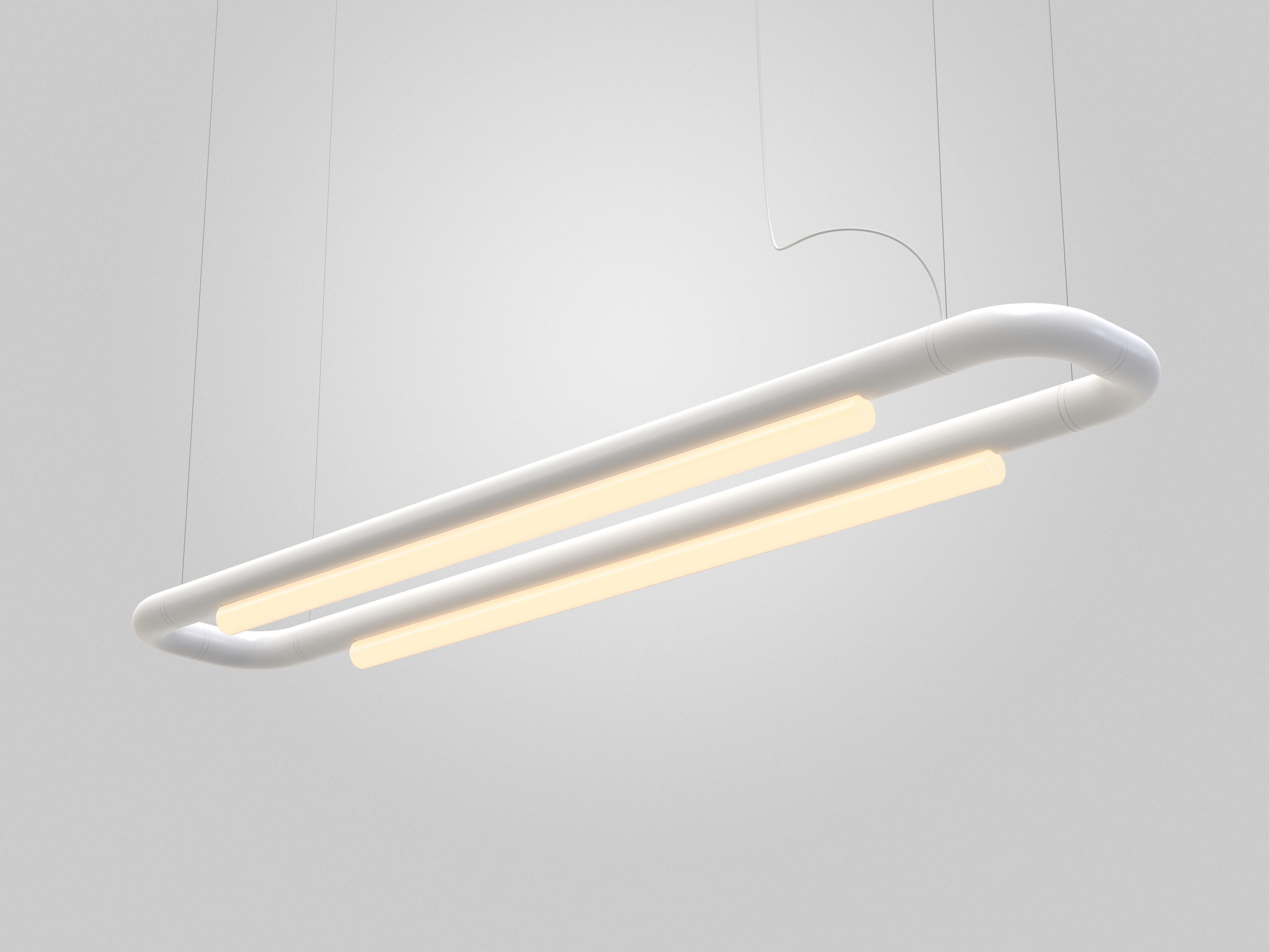 Lampadario / Lampada a sospensione Contemporary 'Pipeline CM6-P' Nero di AND in vendita 3