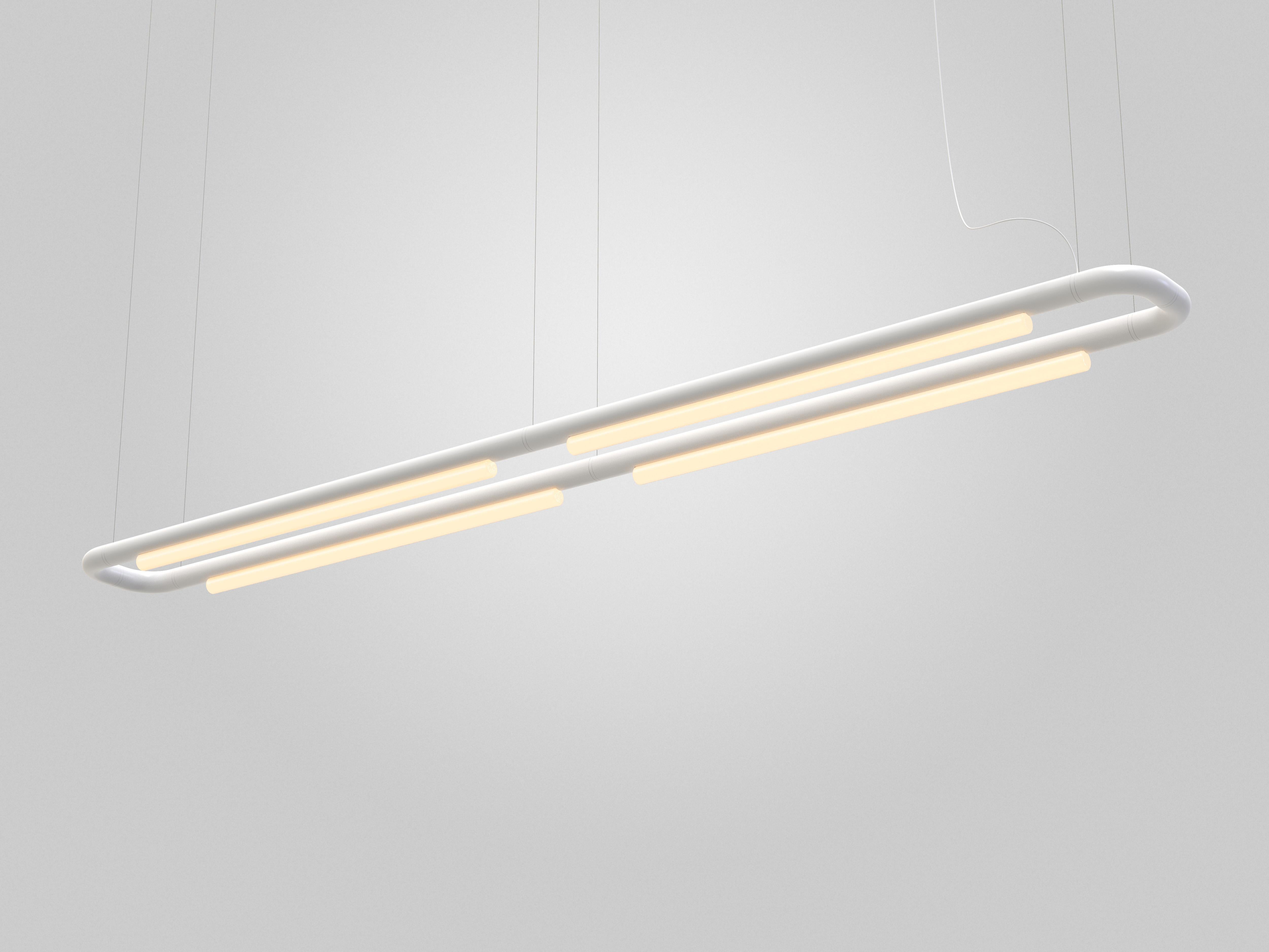 Lampadario contemporaneo / Lampada a sospensione 'Pipeline CM7-P' Rame di AND in vendita 1