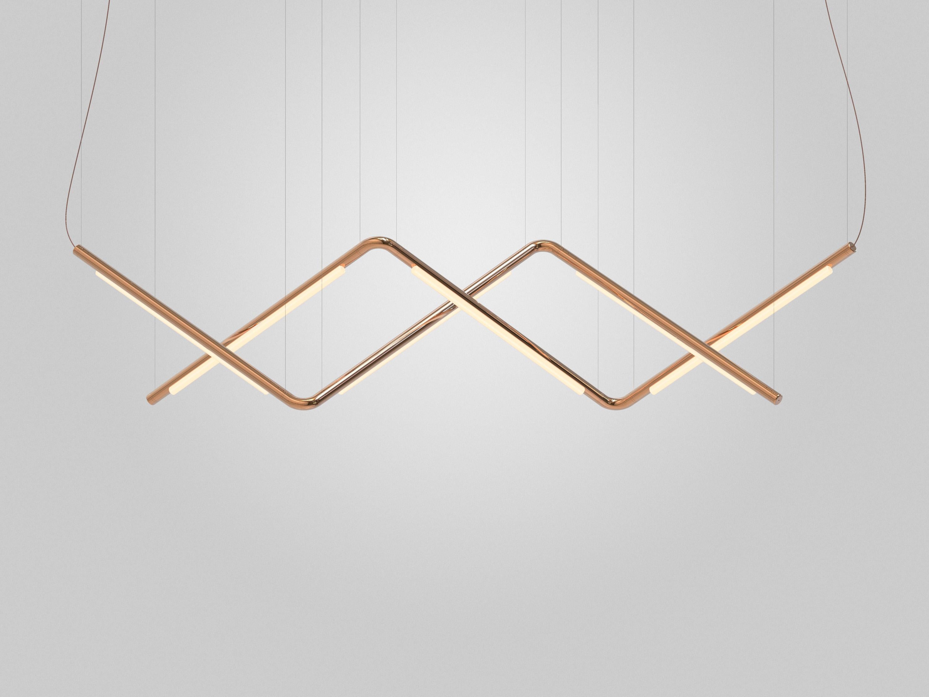 Ciondolo per condutture CM-9
Design: Caine Heintzman, Editore: AND Light

I materiali
- Corpo in alluminio
- Acrilico fuso

Dimensioni
322 x 71 x 71 cm
127” x 28” x 28”

Elettrico
- 100-240V
- Dimmerazione: ELV, 0-10, Dali
- Da 2700K a 4100K
- 12 x