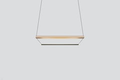 Contemporary Chandelier / Pendant Lamp 'Tier 1', 100, Gold and Emerald by AND