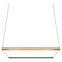 Contemporary Chandelier / Pendant Lamp 'Tier 1', 100, Gold and Emerald by AND