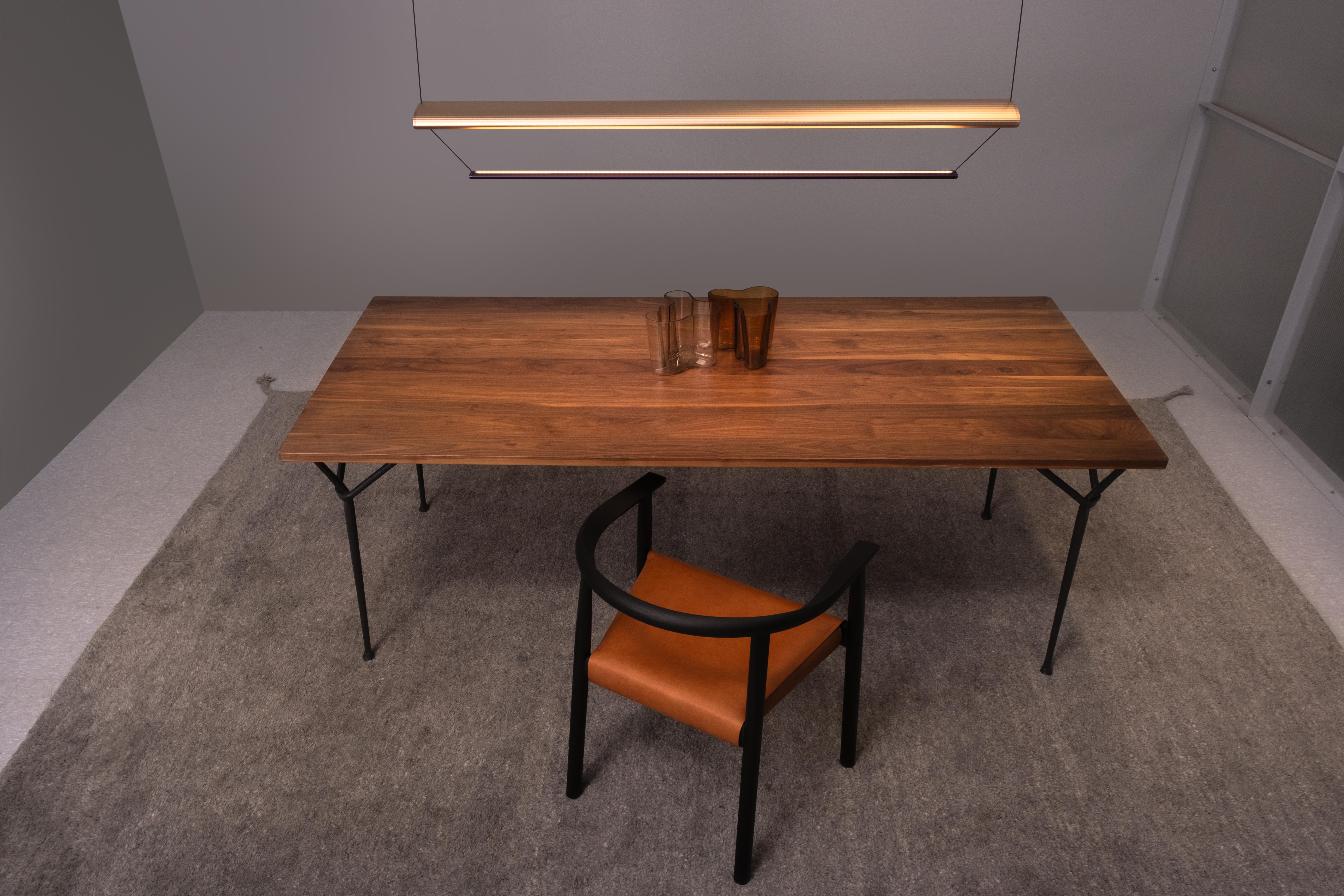 Contemporary Chandelier / Pendant Lamp 'Tier 1', 100, Silver and Sapphire by AND in vendita 13