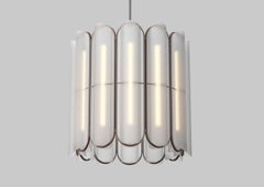 Contemporary Chandelier / Pendant Lamp 'Vale 12-P', Rust by AND