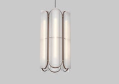 Contemporary Chandelier / Pendant Lamp 'Vale 6-P', Rust by AND