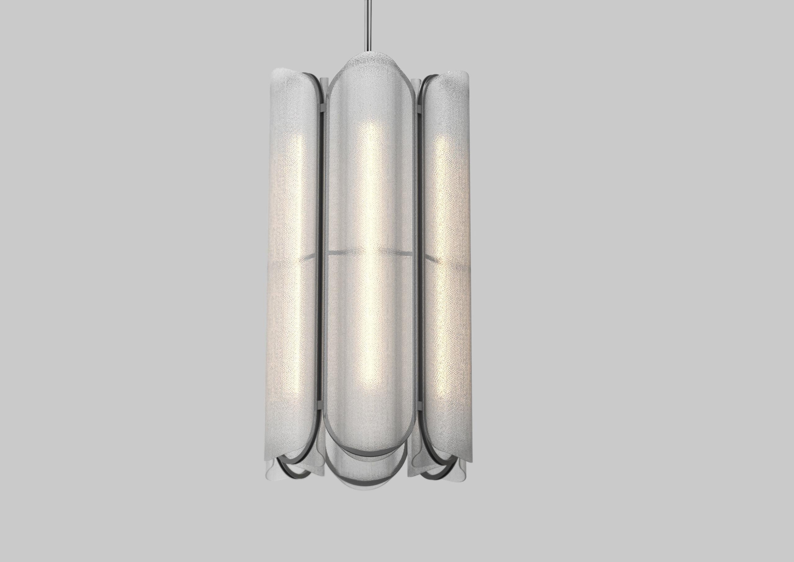 Contemporary Chandelier / Pendant Lamp 'Vale 6-P', Rust by AND For Sale 2