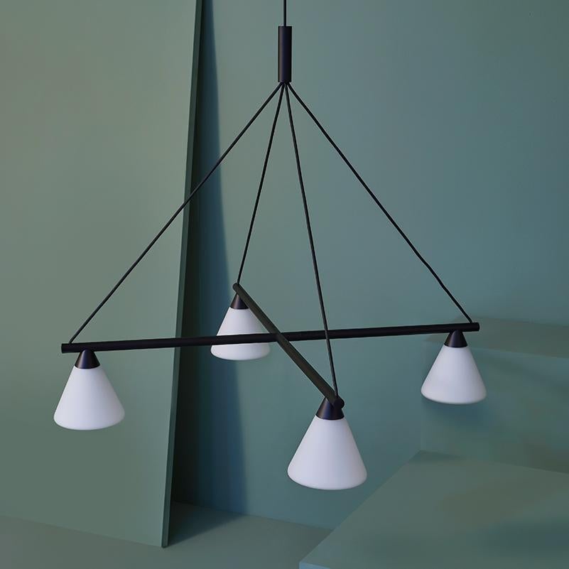 Organic Modern Contemporary Chandelier 'Probe' by AGO For Sale