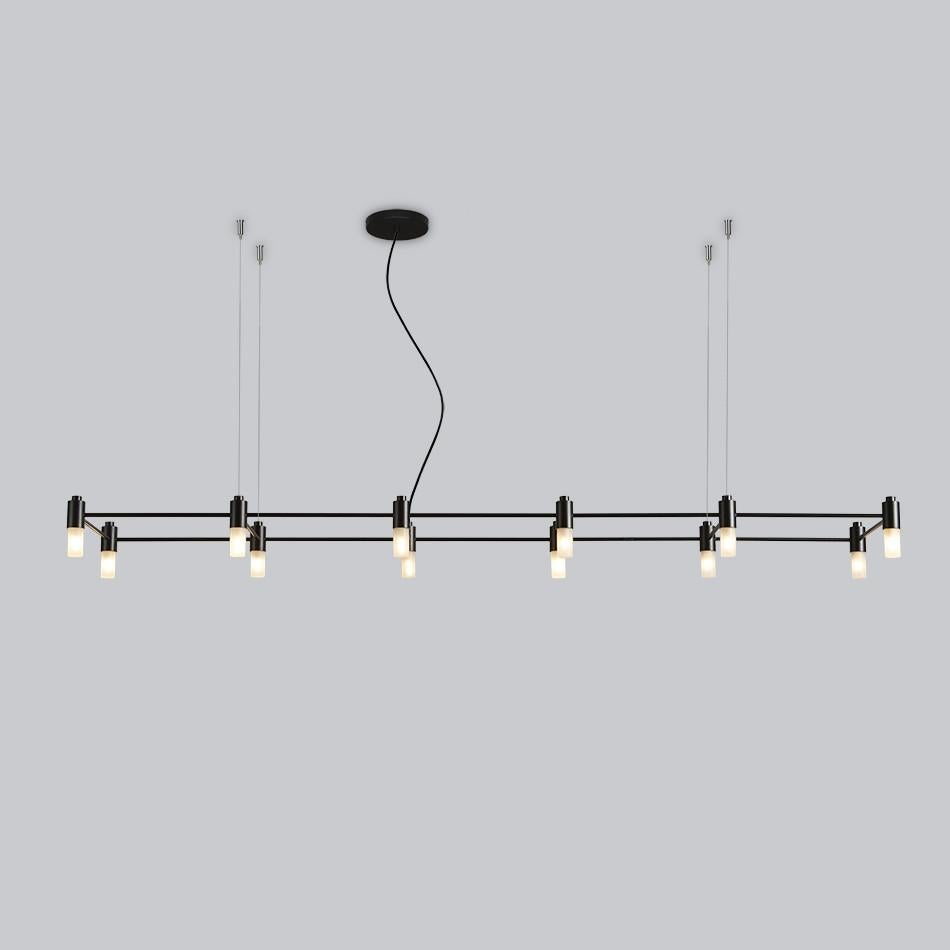 Lampadario QUADRANTE 505.12 di Roberto Giacomucci x TOOY

Conforme al sistema elettrico degli Stati Uniti
Modello mostrato: Nero
Fonte di illuminazione: 12 lampadine G9 (max 3W)
Ciondolo: Cavo in acciaio da 125 cm, cavo elettrico in PVC nero da 150
