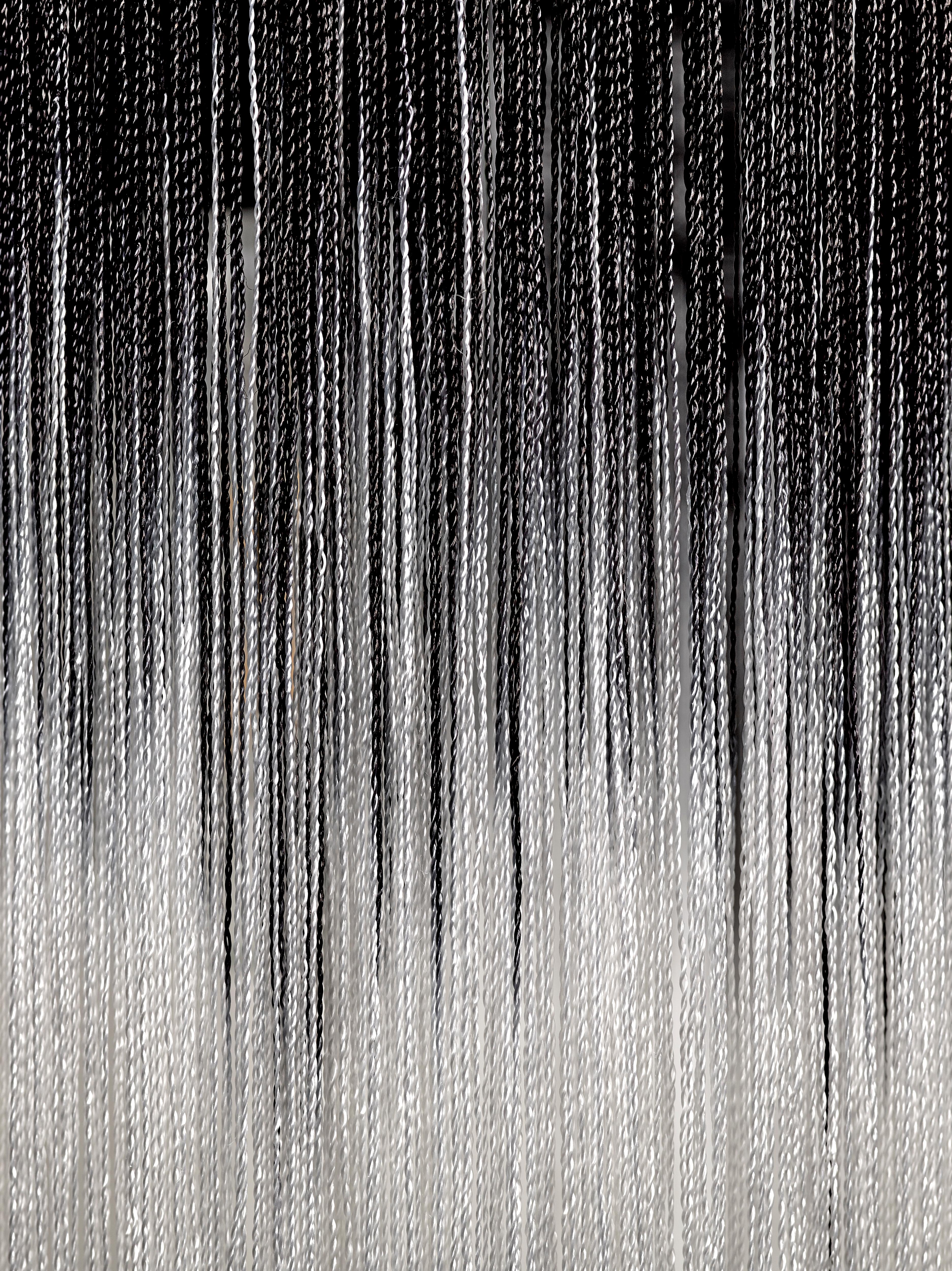 Lampadario contemporaneo 'Rey I' Black/White Threads di Ann Demeulemeester in vendita 4