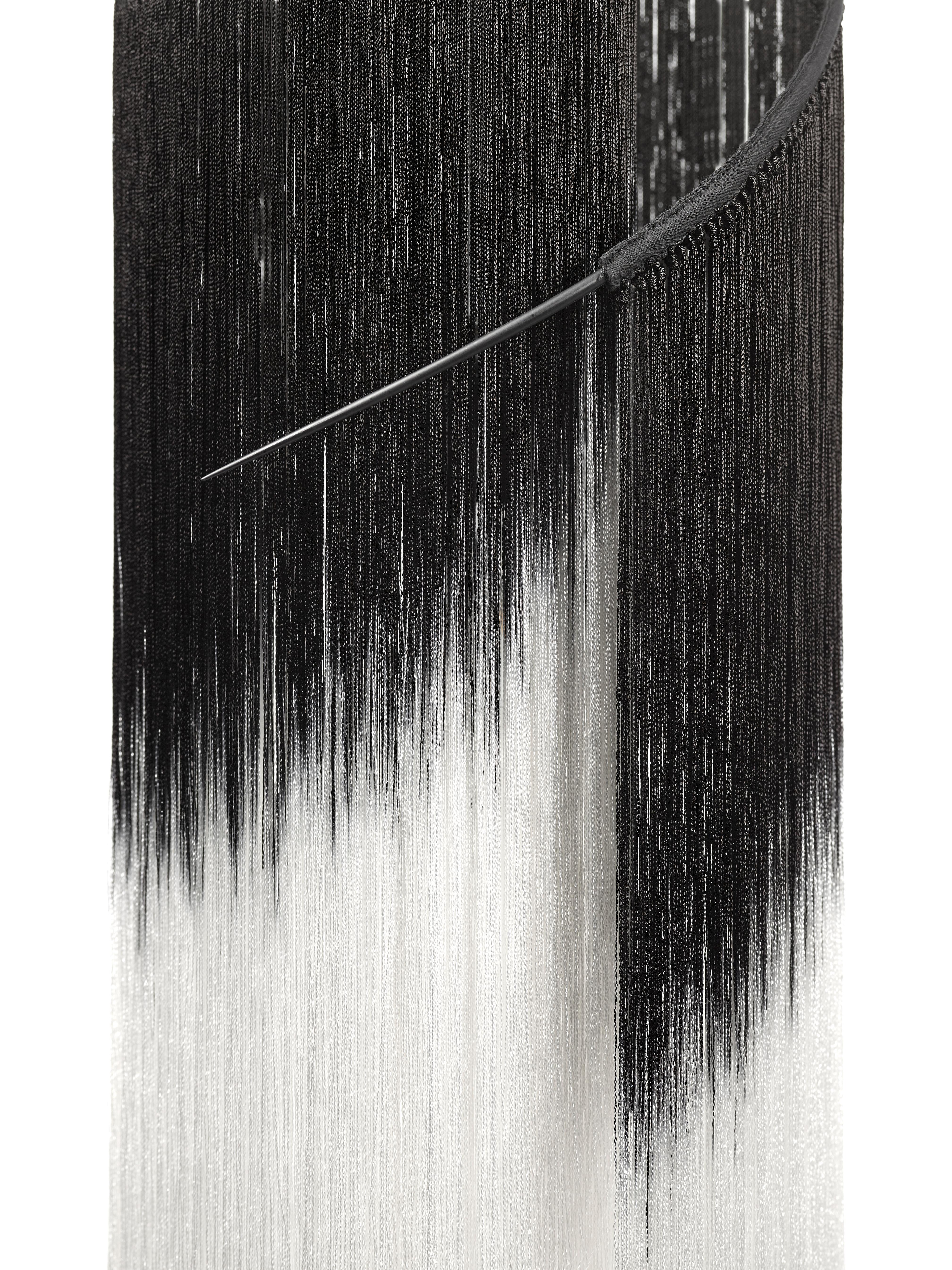Filo Lampadario contemporaneo 'Rey I' Black/White Threads di Ann Demeulemeester in vendita