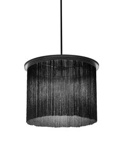 Contemporary Kronleuchter 'Wong' Black Threads von Ann Demeulemeester