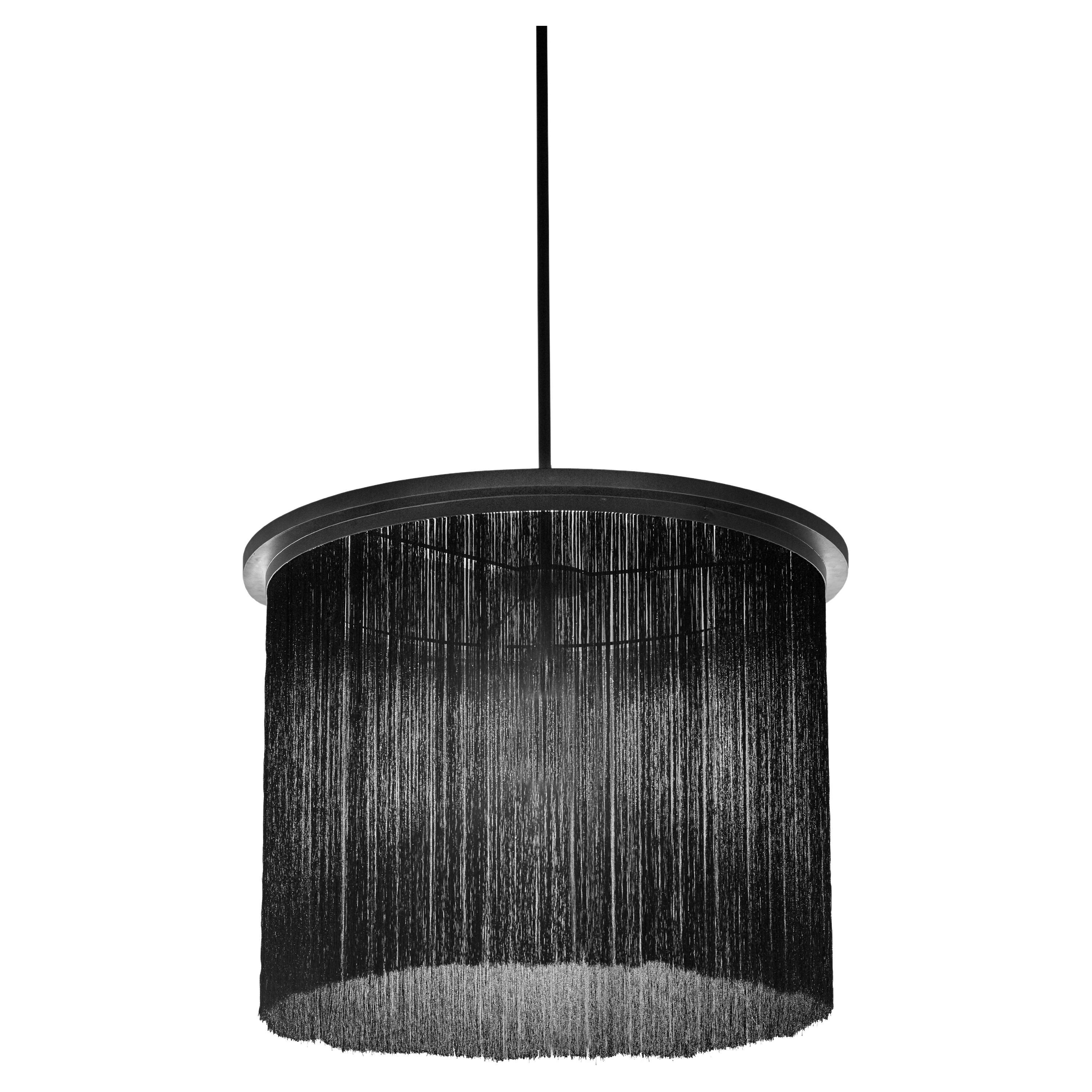 Lampadario Contemporary 'Wong' Black Threads di Ann Demeulemeester