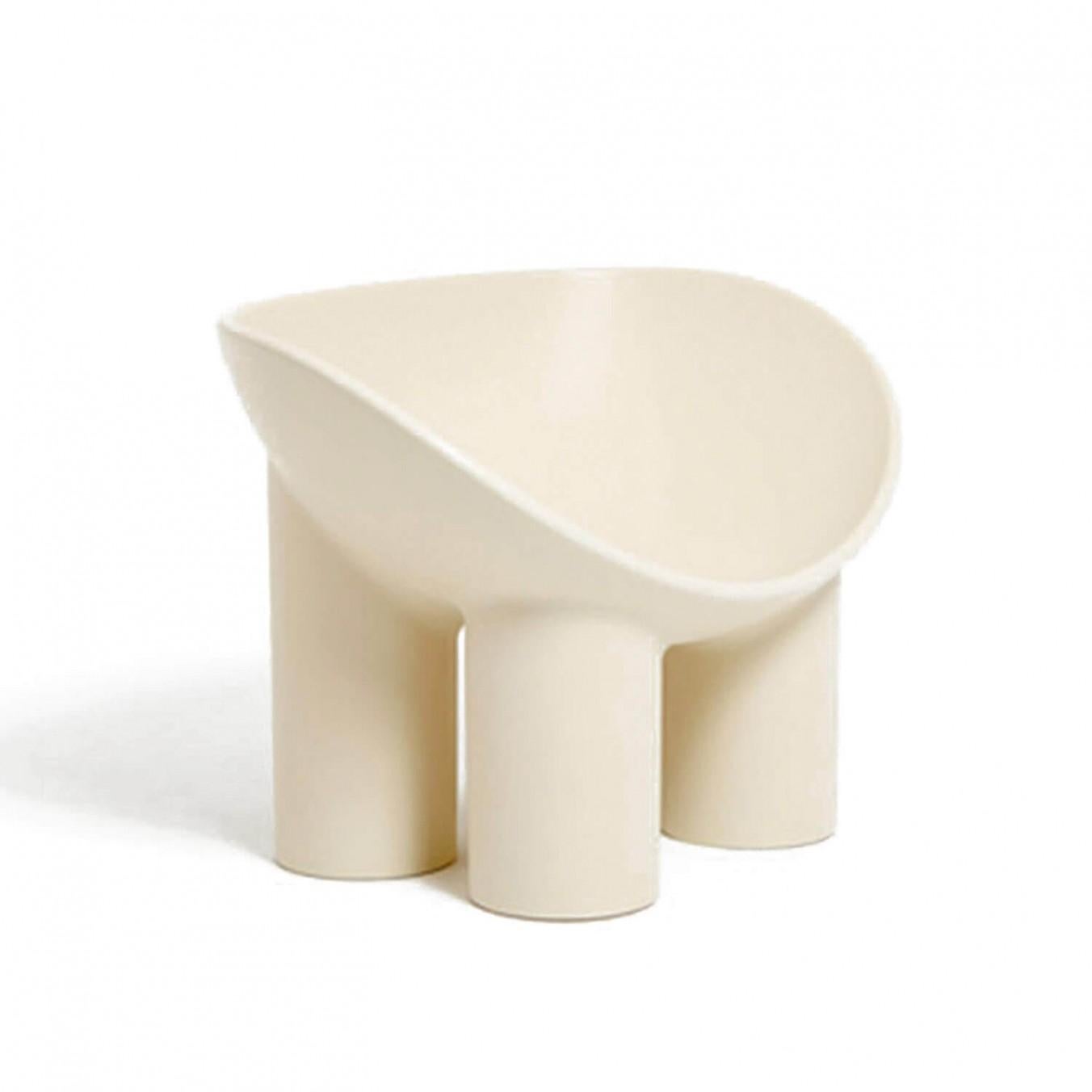 Contemporary Charcoal Fiberglass Chair, Roly-Poly Chair by Faye Toogood 3