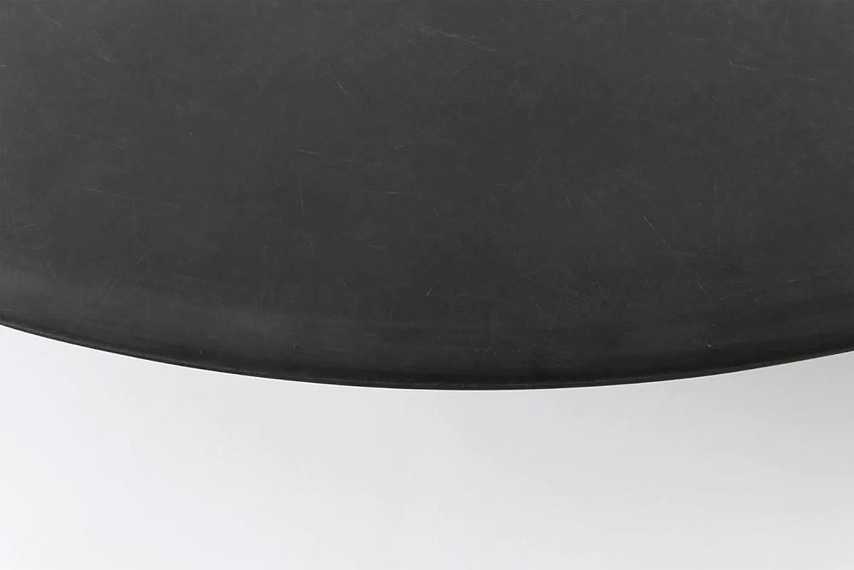 British Contemporary Charcoal Fiberglass Table, Roly-Poly Dining Table by Faye Toogood For Sale