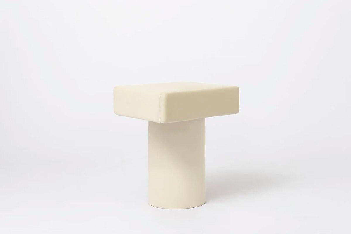 Contemporary charcoal wooden nightstand, Roly-Poly by Faye Toogood 2