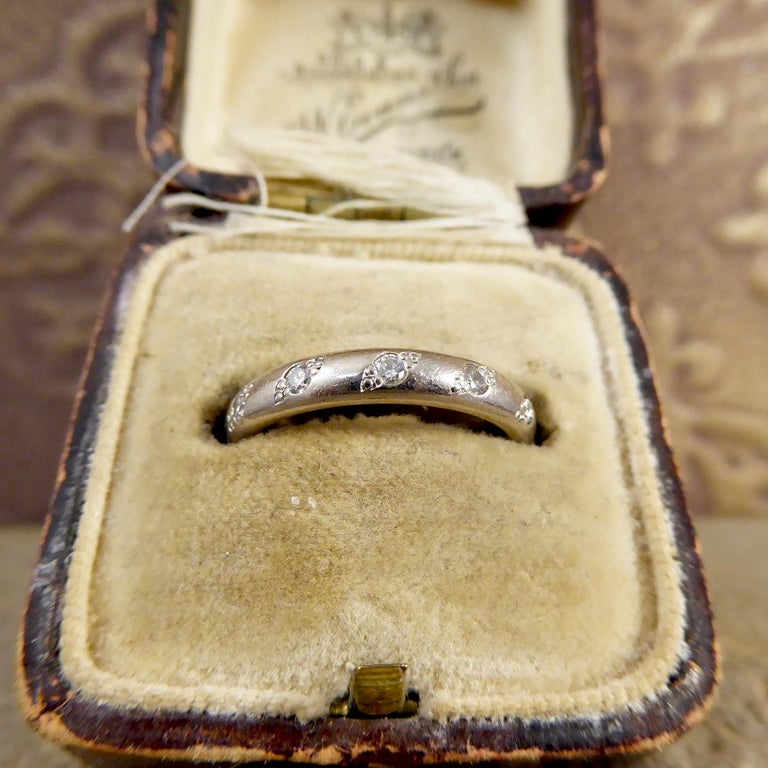 Contemporary Charles Green and Son Diamond Set 18 Carat White Gold