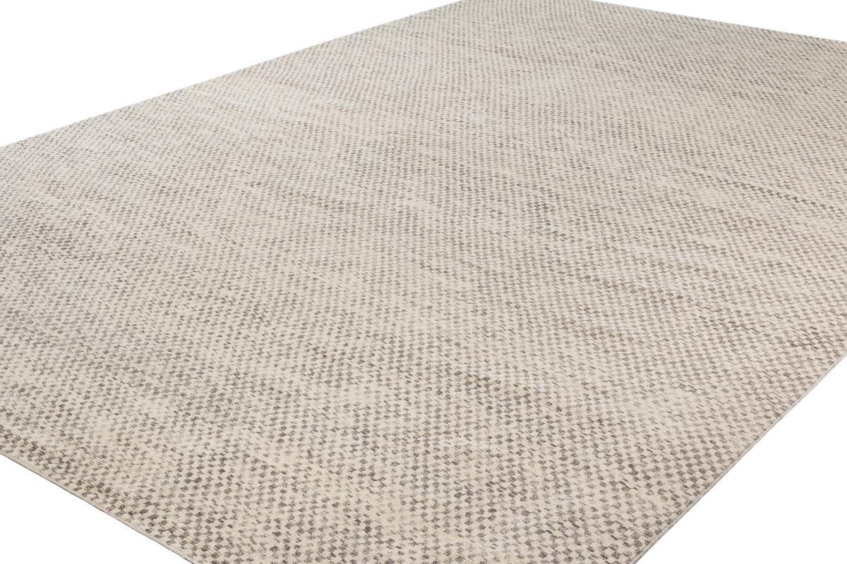 Contemporary Checkerboard Wool Area Rug by Carini 1