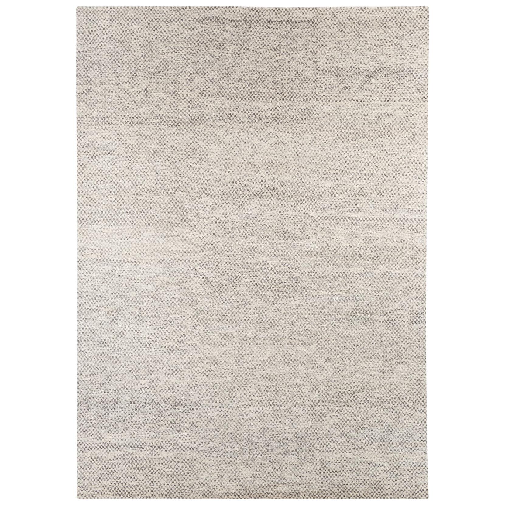 Contemporary Checkerboard Wool Area Rug by Carini