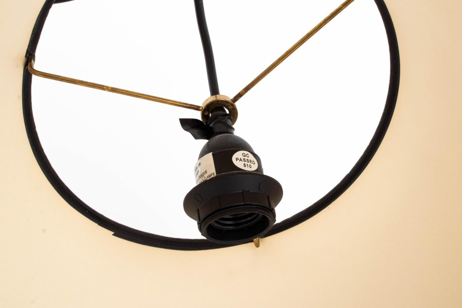 Contemporary Cherrywood and Slate Table Lamp For Sale 4