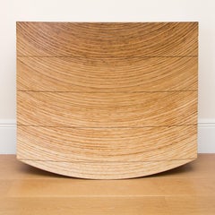 Contemporary Chest of Drawers in Fumed Oak, Oak and Ash by Edward Johnson