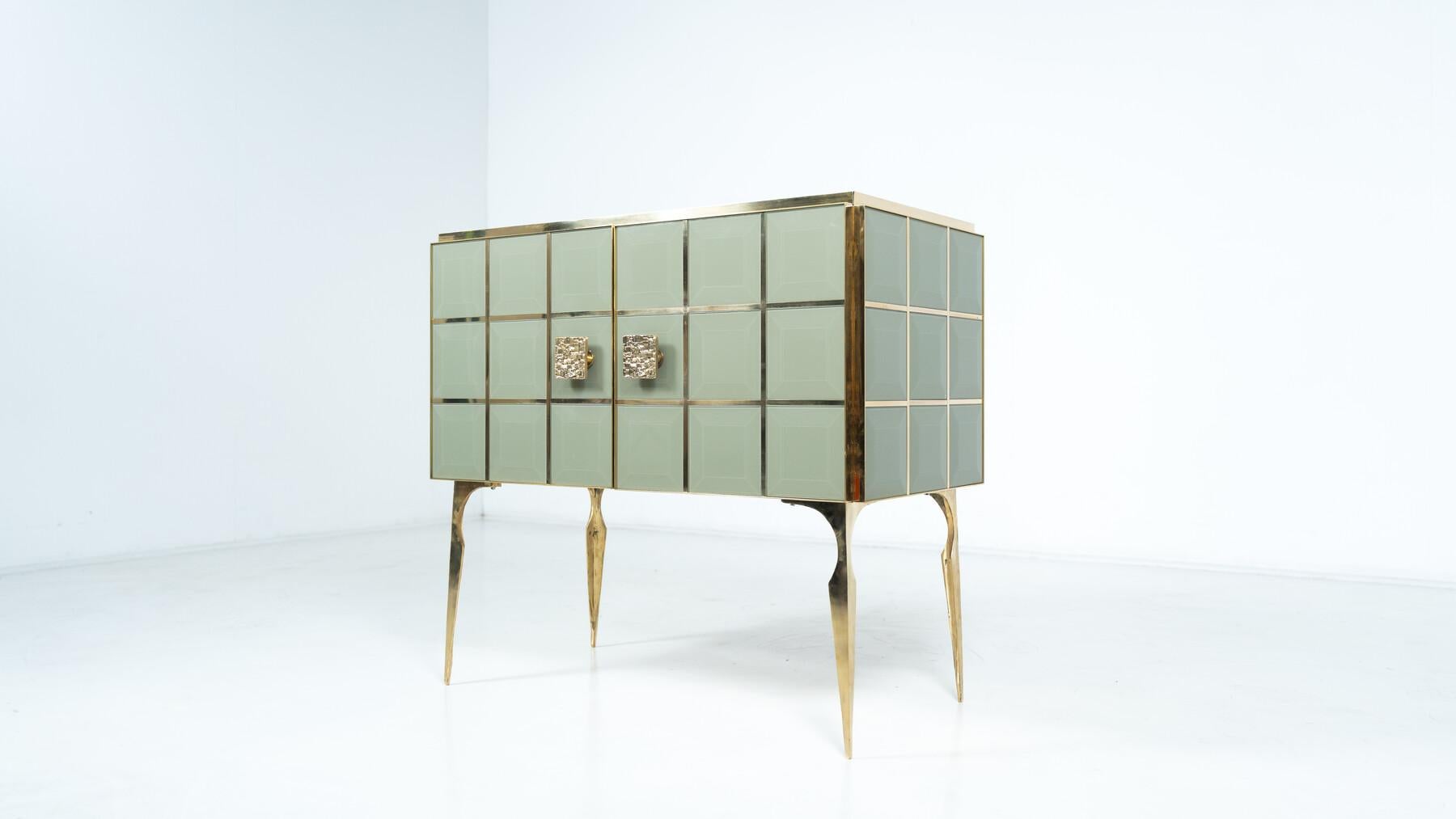 Arcón Contemporáneo, Madera y Cristal Vidrio en venta