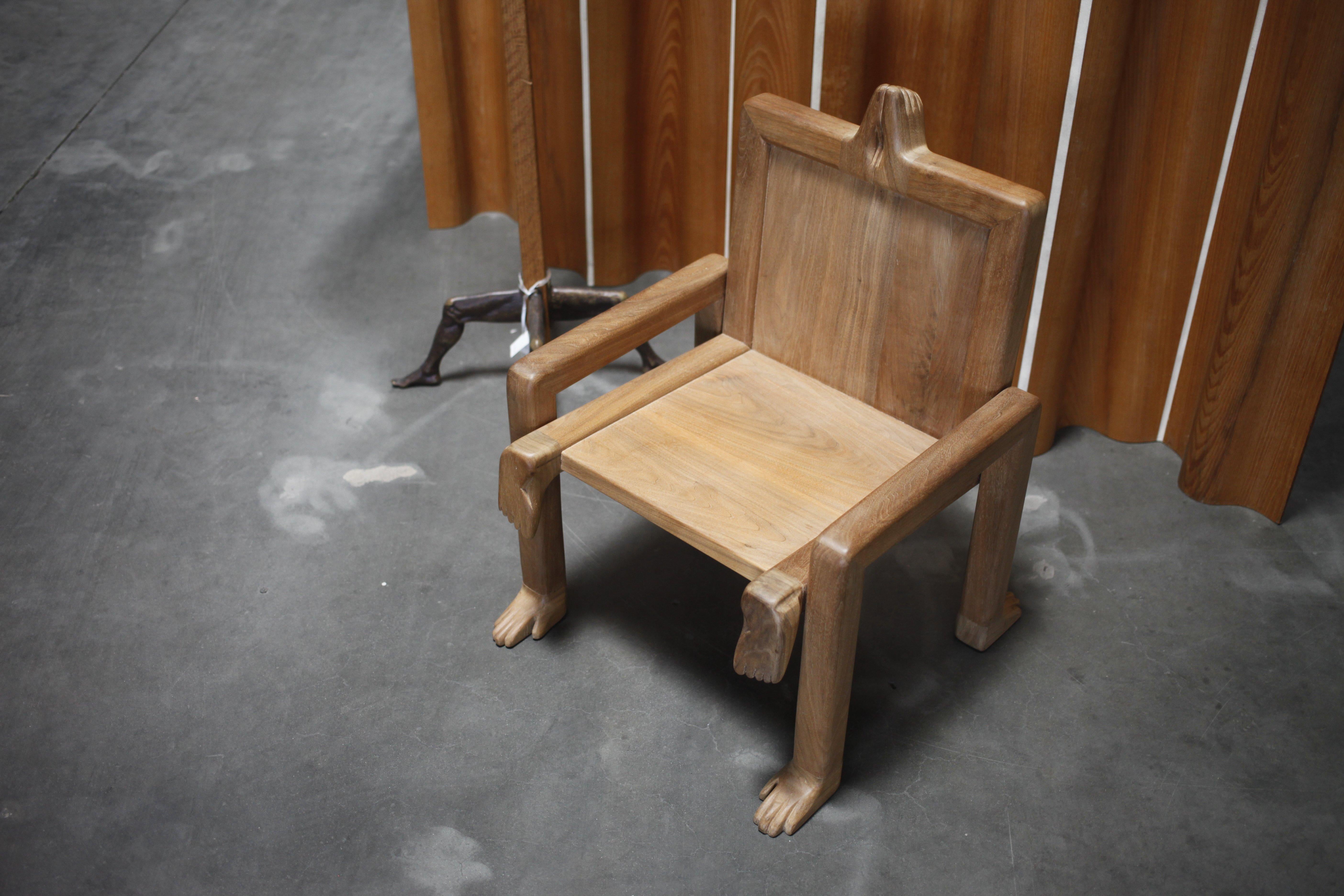 Wood Crawl Chair by Material Lust, 2015 For Sale