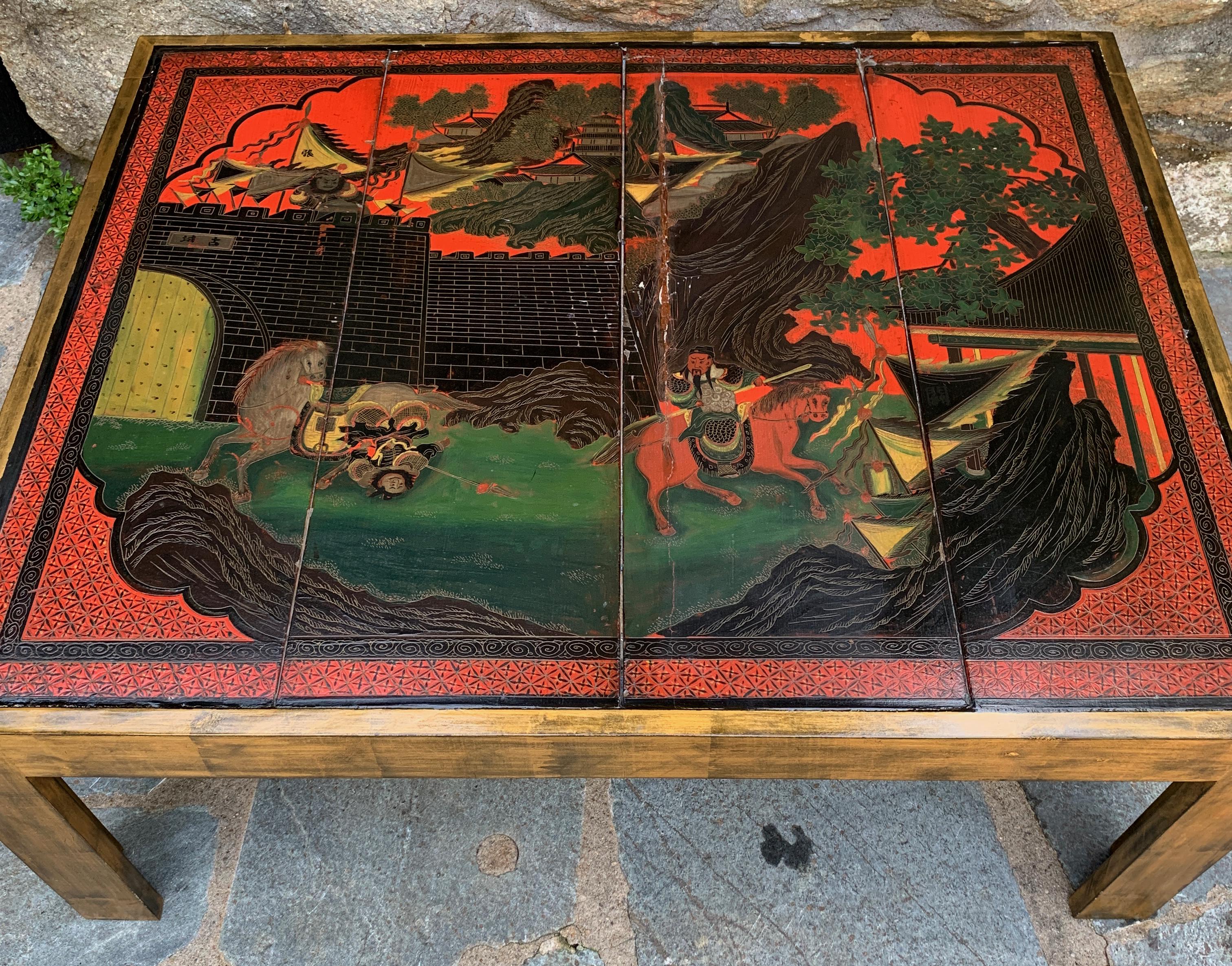 20th Century Contemporary Chinese Inspired Cocktail Table