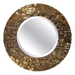 Zeitgenössischer Kreis Antiker Goldspiegel