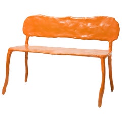 Panchina contemporanea in argilla di Maarten Baas