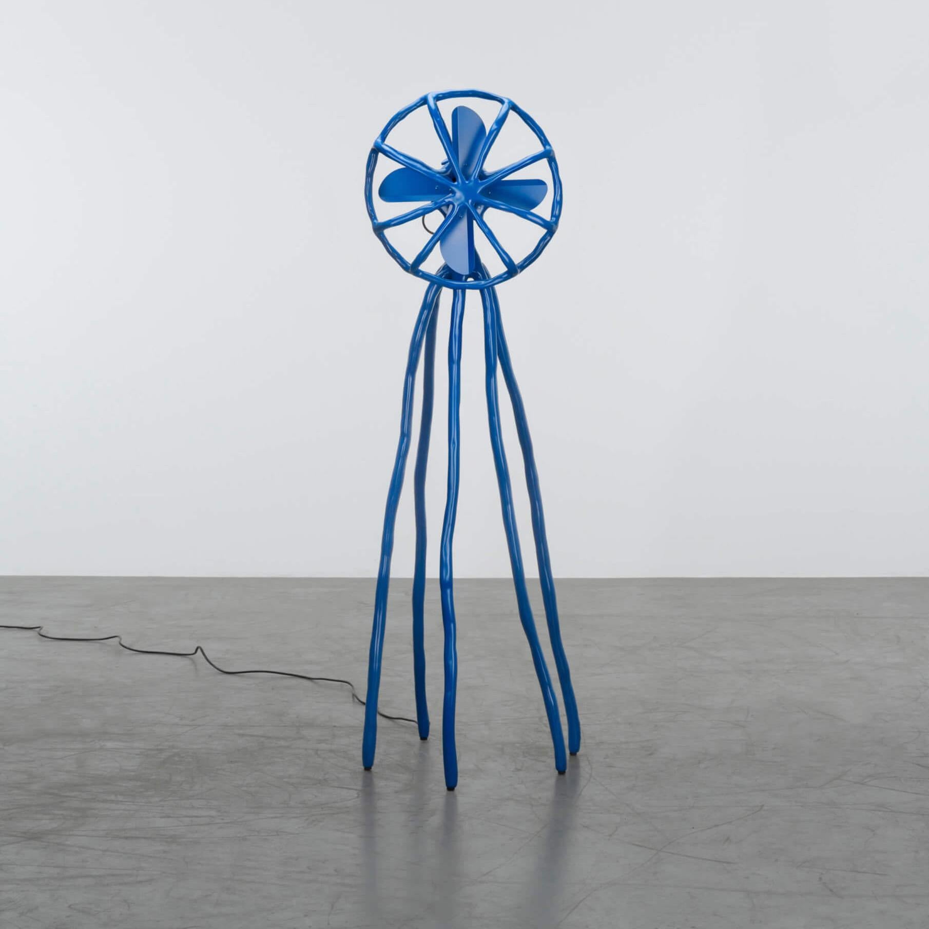 These vibrant Floor fans are from Maarten Baas’s iconic ‘Clay’ collection launched in 2006. The idiosyncratic childishness of this collection is created through Baas’s individual hand modelling of industrial clay around each metal skeleton. The