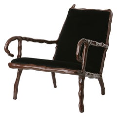 Contemporary Clay Niedriger Sessel, Sessel von Maarten Baas