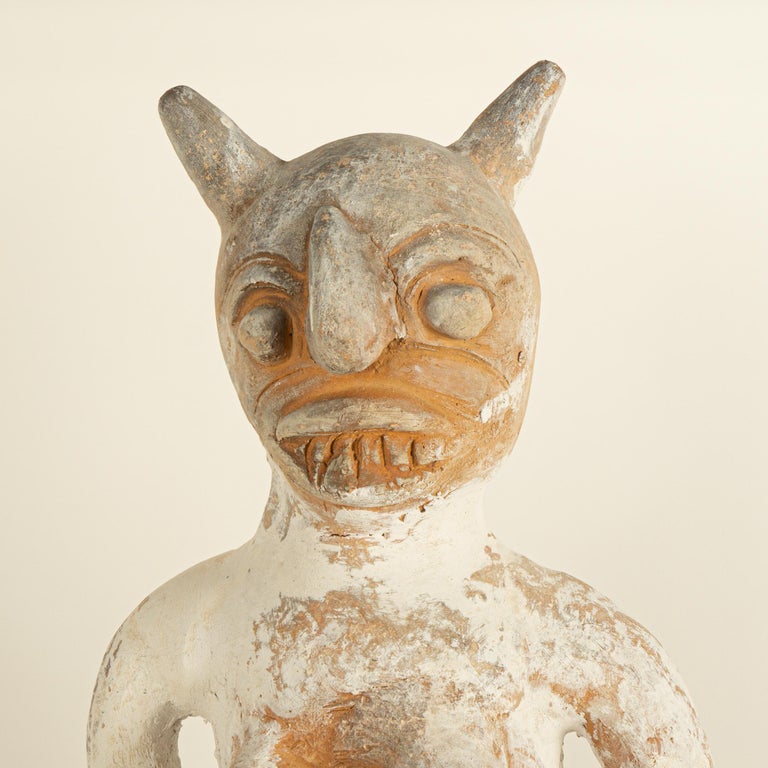 Contemporary Clay Sculpture by Serapio Medrano For Sale at 1stDibs