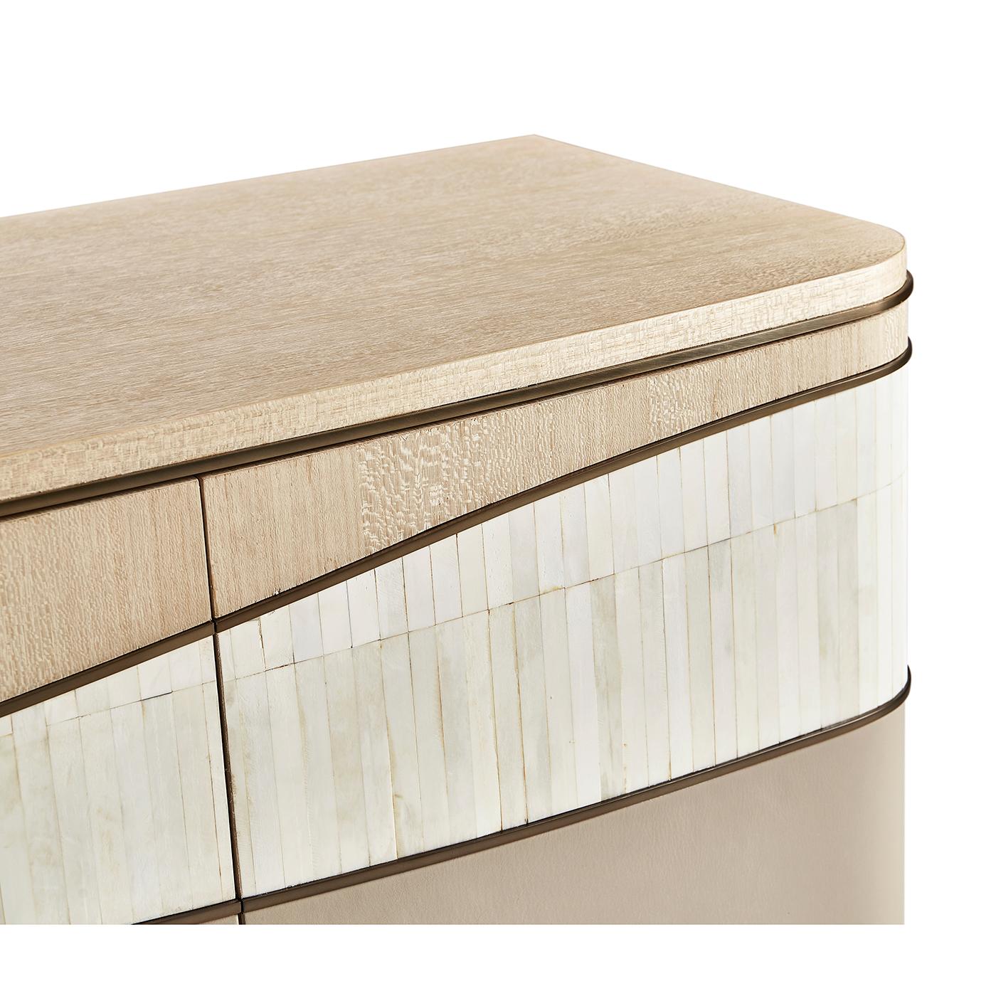 Metal Contemporary Coastal Sideboard For Sale