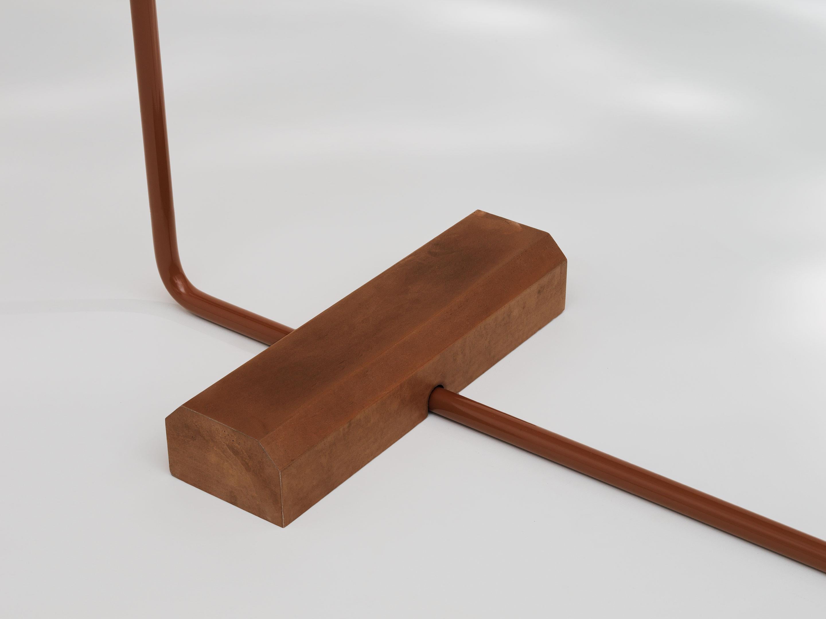 Finnish Contemporary Coat Rack in Brown by Erik Olovsson For Sale