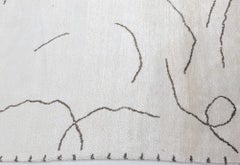 Contemporary Cocteau Hand Knotted Silk Rug by Doris Leslie Blau
