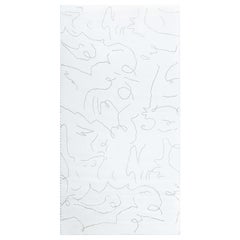 Zeitgenössischer handgeknüpfter Cocteau-Teppich aus Seide von Doris Leslie Blau