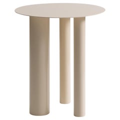 Contemporary Coffee or Side Table 'Brandt CS2' by Noom, White