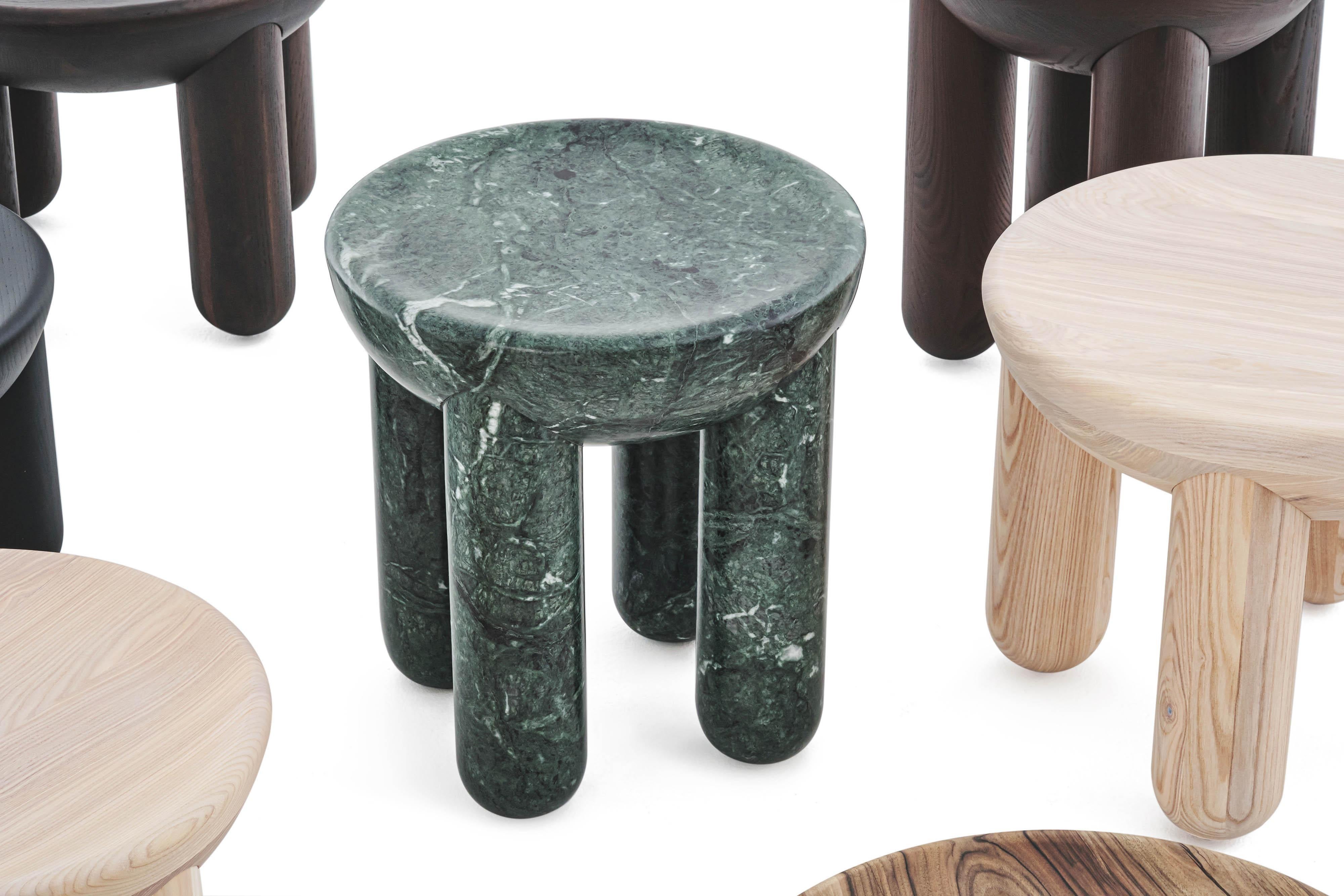 XXI secolo e contemporaneo Tavolino contemporaneo 'Freyja 3' di NOOM, marmo verde in vendita