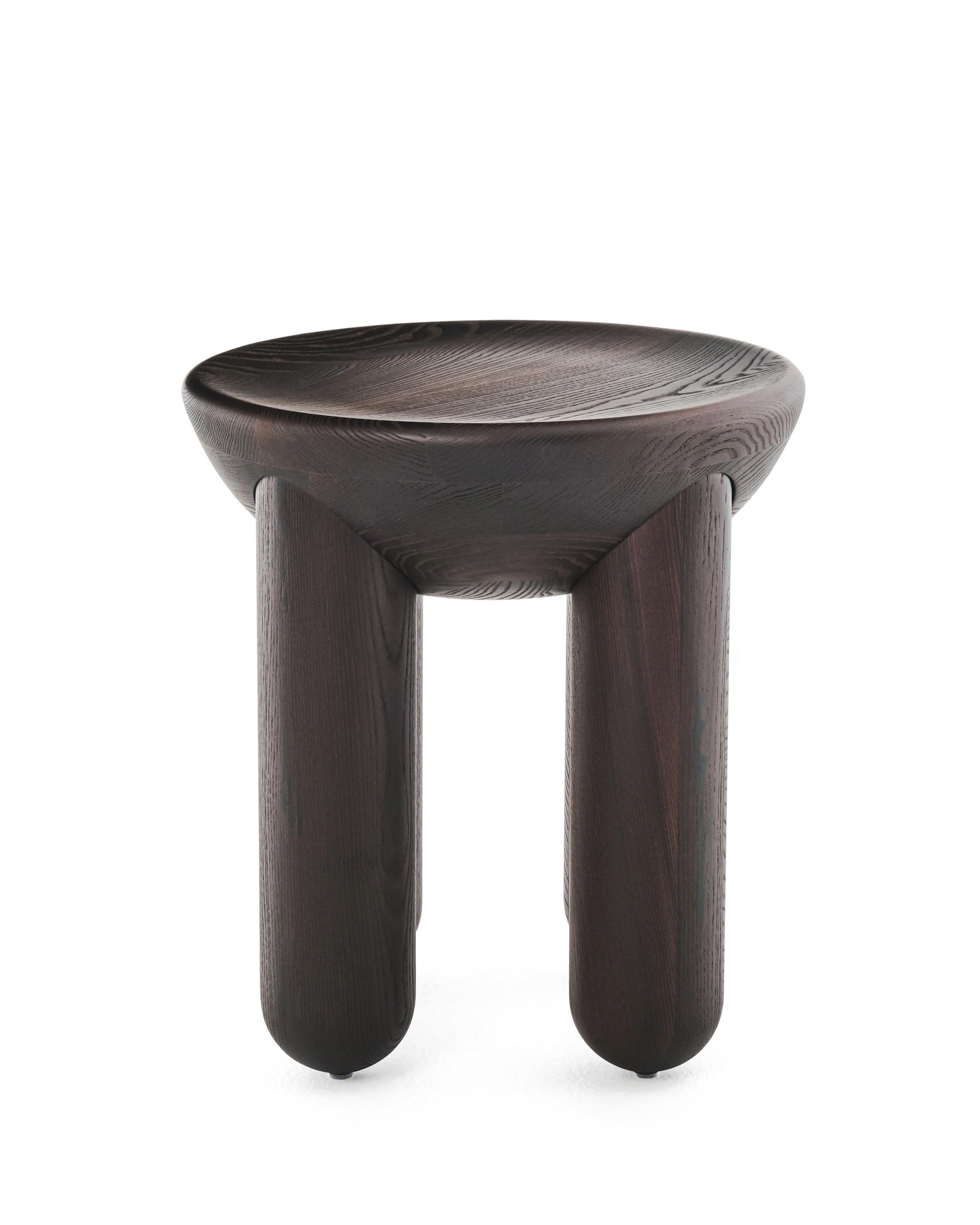 Ukrainian Contemporary Coffee or Side Table 'Freyja 3' by Noom, Thermo Ash For Sale
