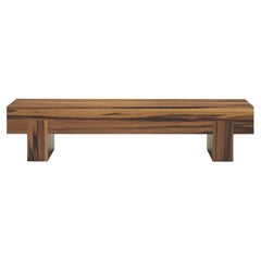 Contemporary Coffee Table 'Bimu' by LINTELOO, 180-40, Liquidambar Natural Matt