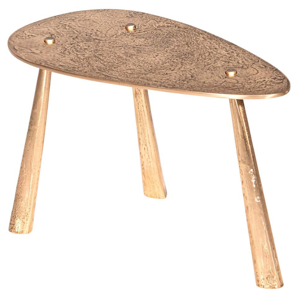 Medium Sing Sing Square Table in Bronze Finish by Fabio Bortolani and ...