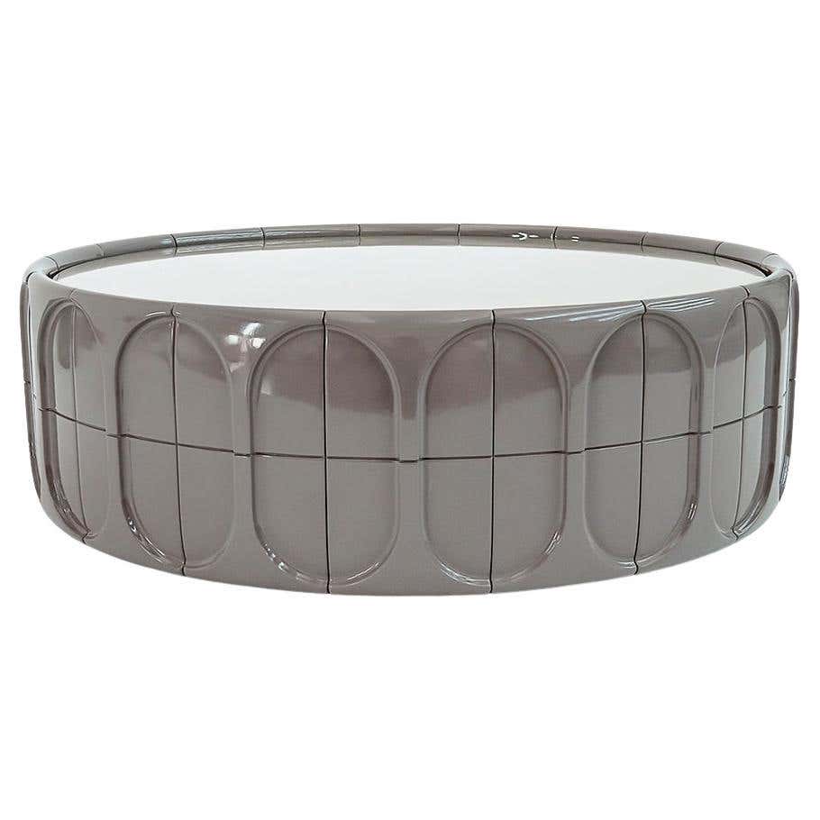 Contemporary Coffee Table by Hessentia in Lacquered Wood with