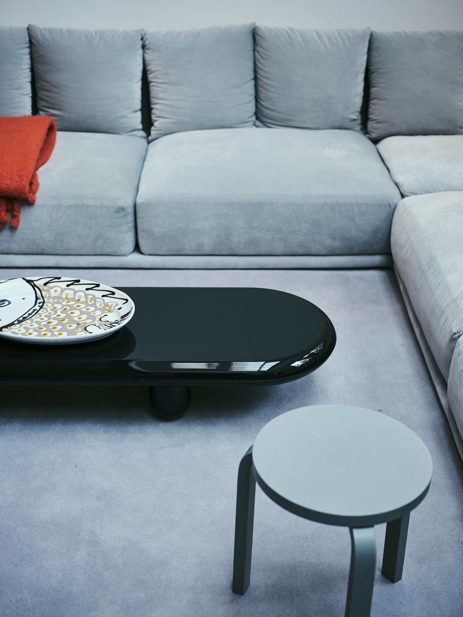 Contemporary Coffee Table 'Explorer' by Jaime Hayon, Black, 184 cm For Sale 4