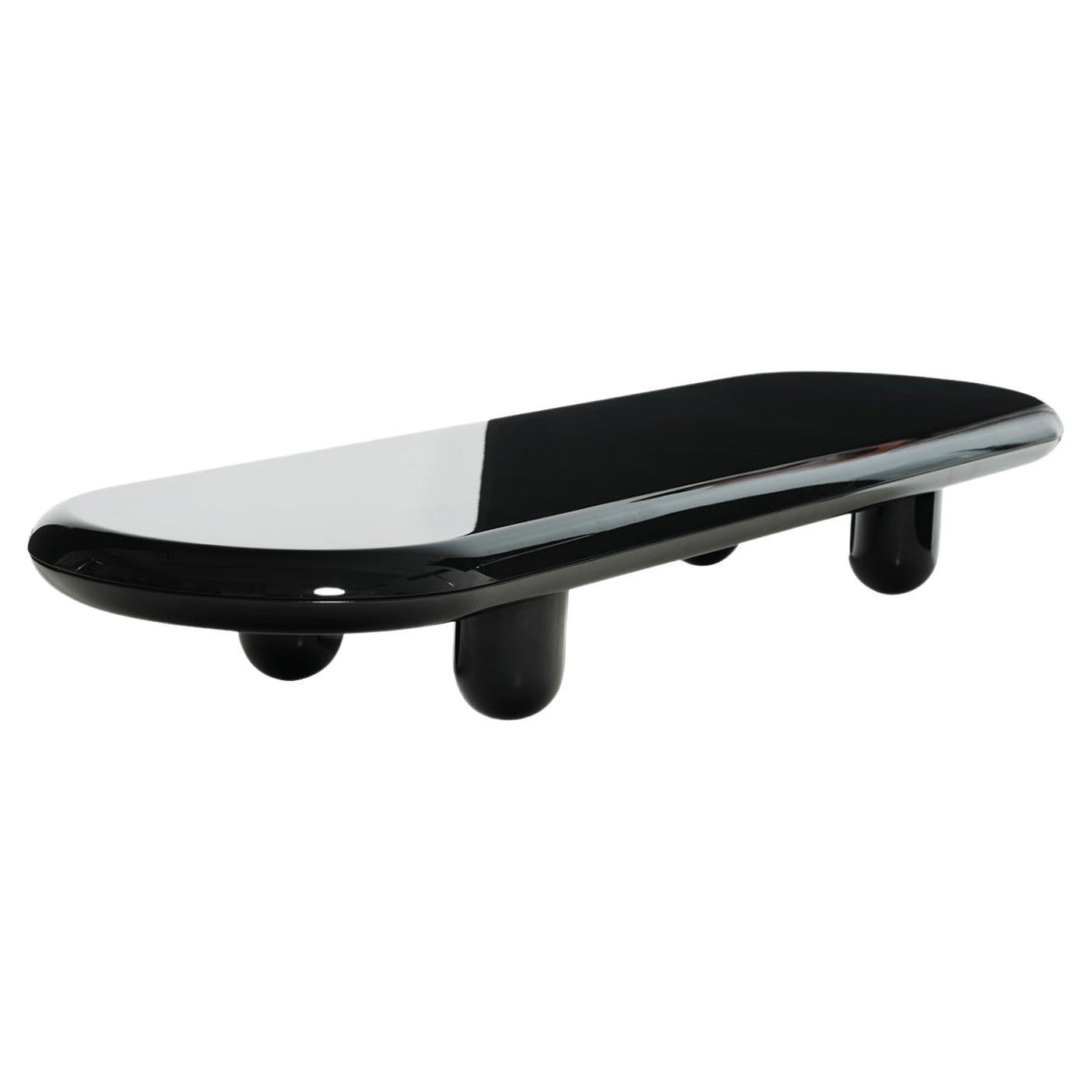 Contemporary Coffee Table 'Explorer' by Jaime Hayon, Black, 184 cm For Sale
