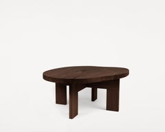 Contemporary Coffee Table 'Farmhouse' by FRAMA, Dark Oak, Pond